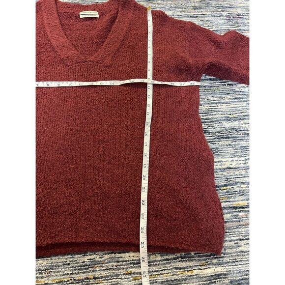 Urban Outfitters Women Sweater Oversized Pullover Knit burgundy size M - Picture 6 of 8